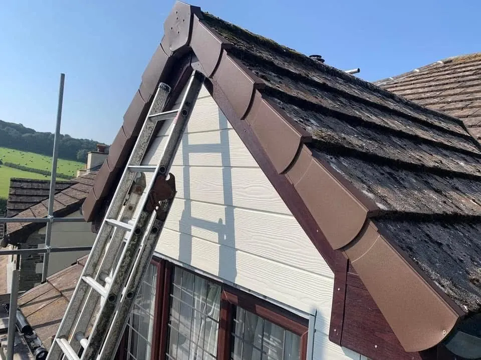 New fascias, bargeboards and guttering in Teignmouth